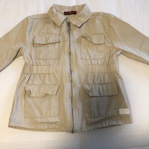 7 For All Mankind Kids Beige Jacket